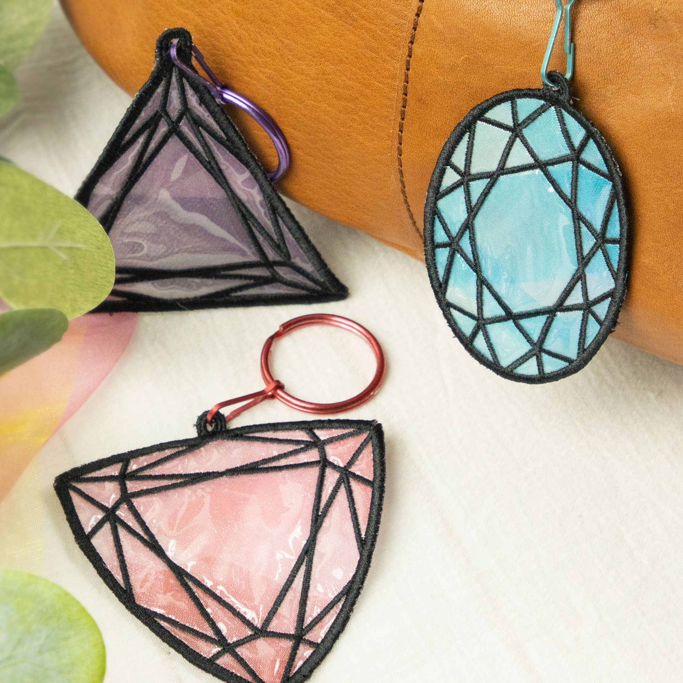 Watercolor Birthstone Charms