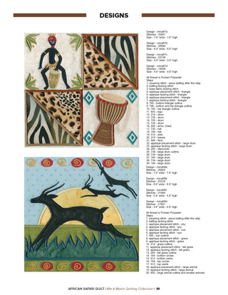 African Safari Quilt