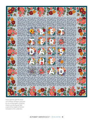 Alphabet Garden Quilt