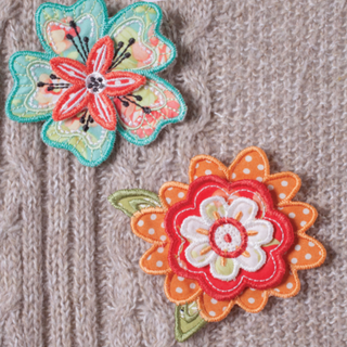 3D Flower Brooches