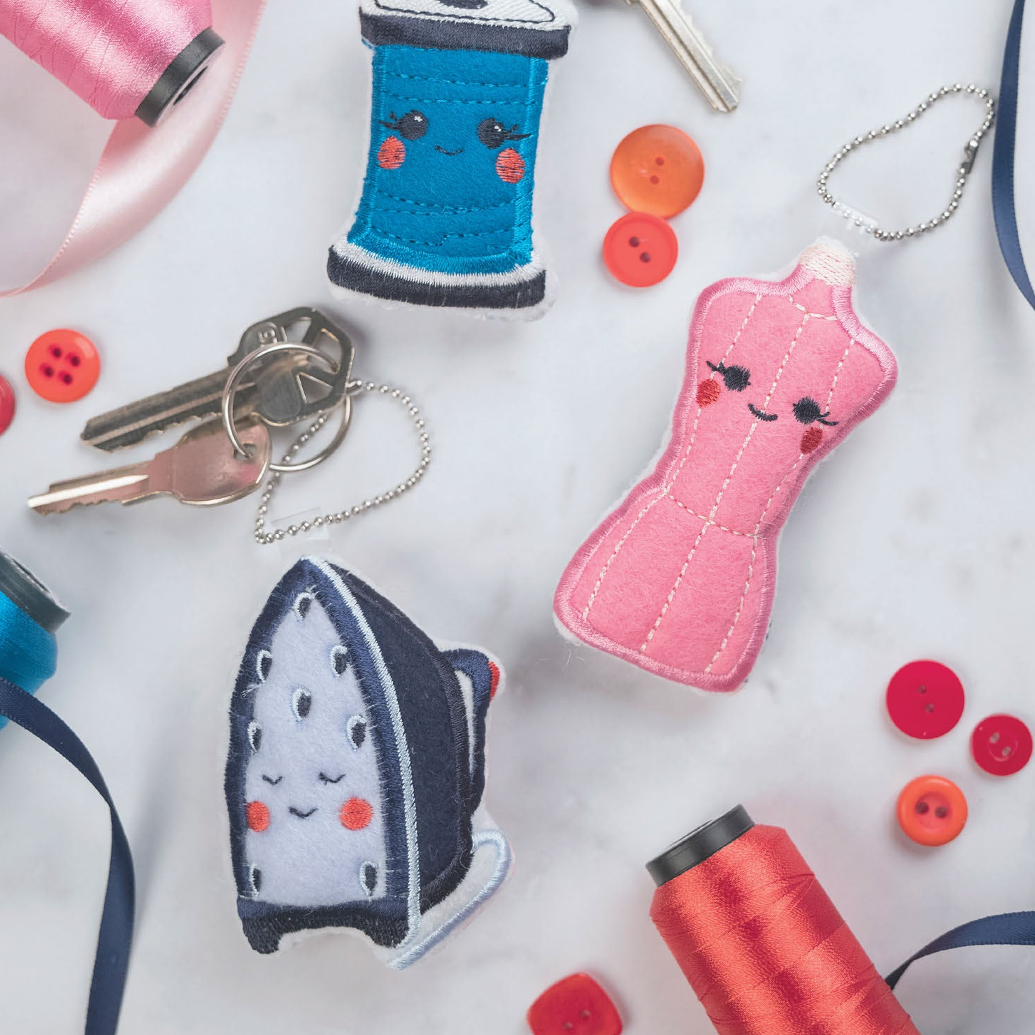 Stuffed Keychains