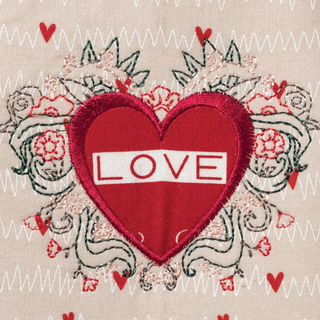 Valentine Embroidered Cards