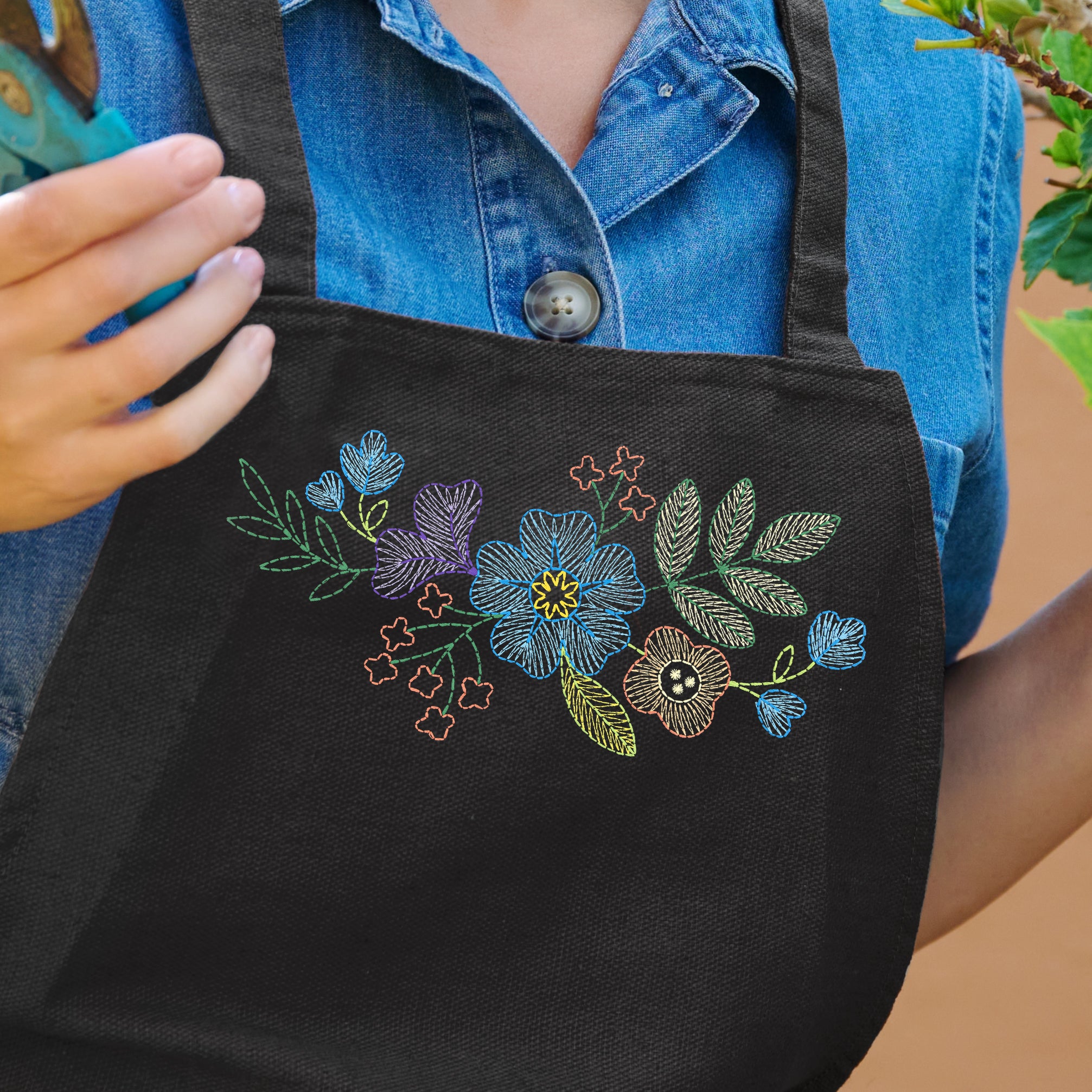 Hand Stitched Florals