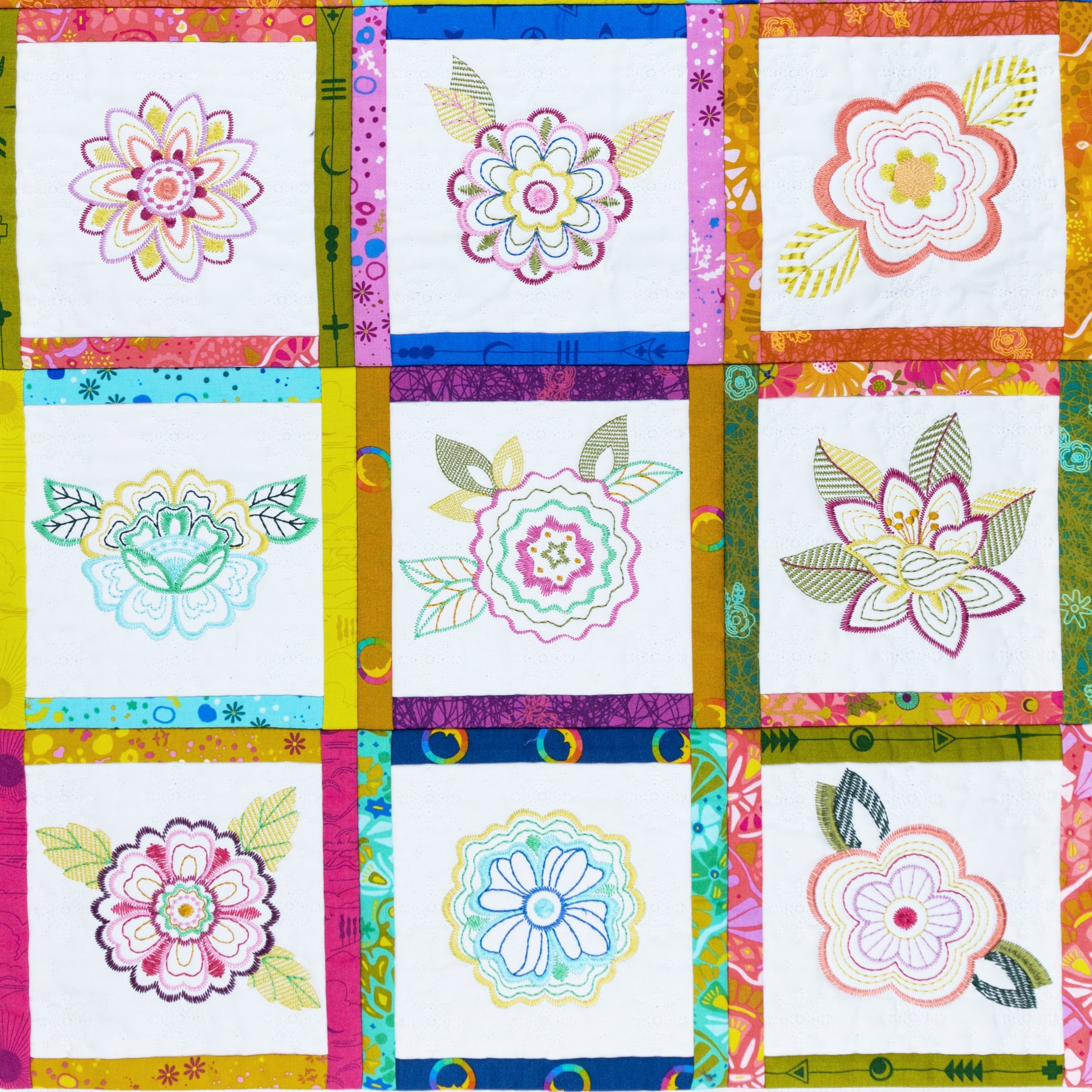 Bohemian Flower Quilt