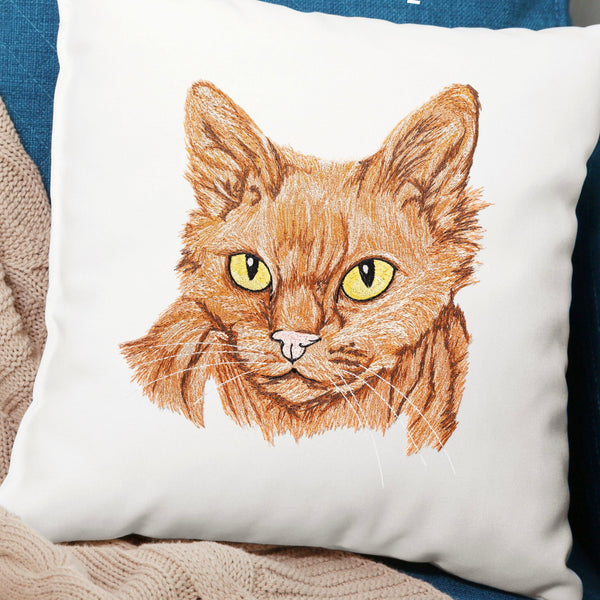 This Realistic Chunky Cat Pillow Is Something Every Cat Lover