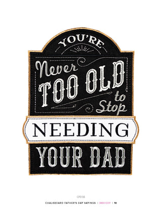 Chalkboard Father's Day Sayings