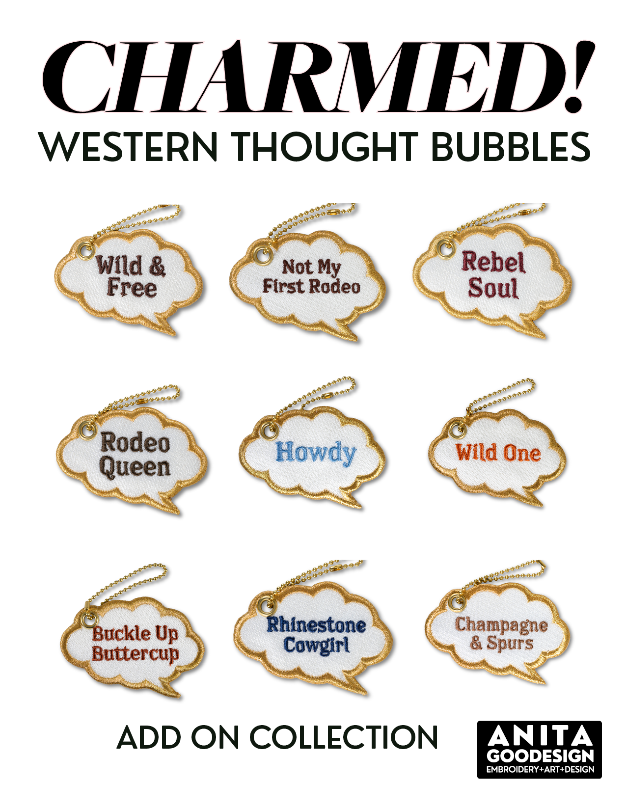Charmed Add On -Western Thought Bubbles