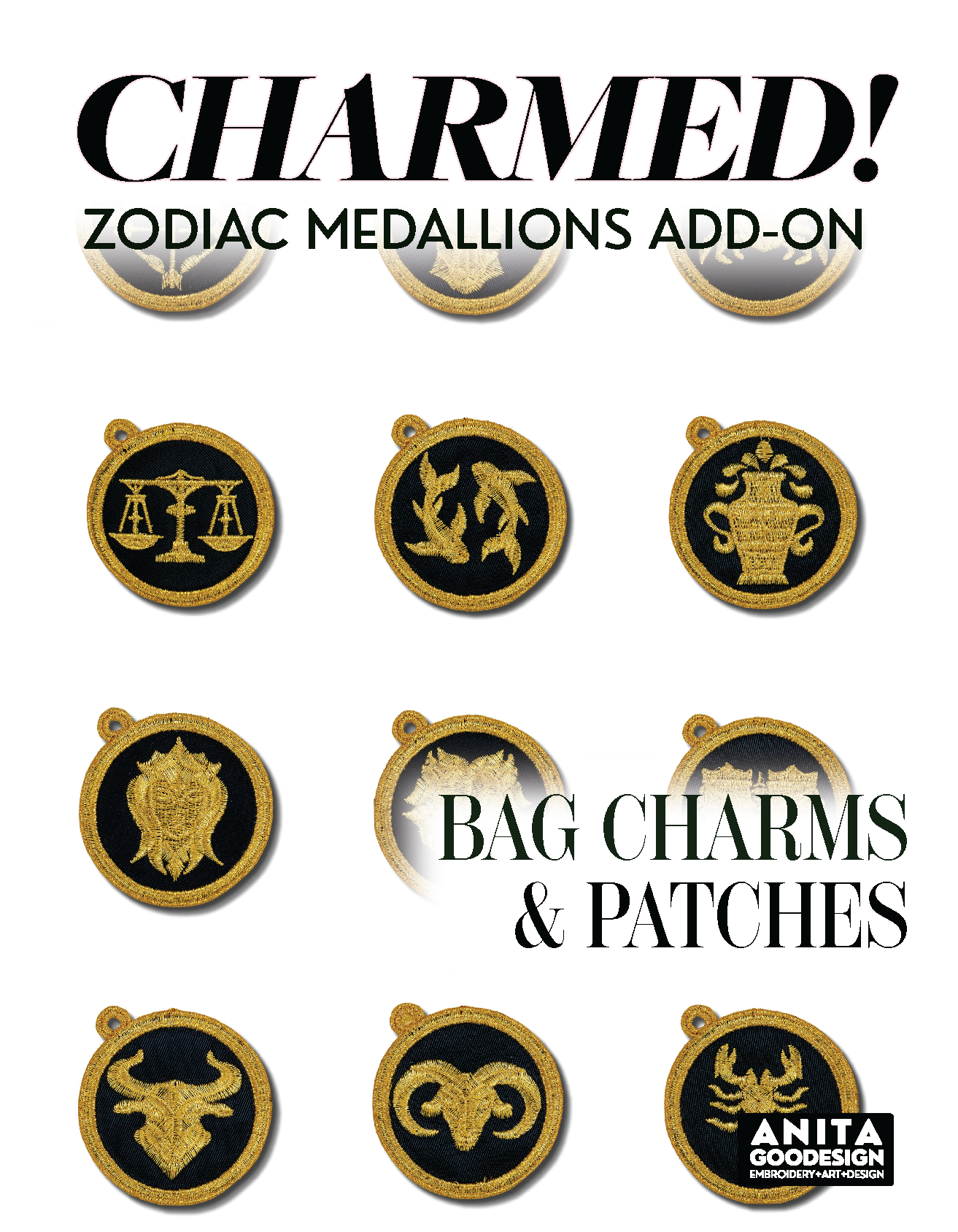 Charmed Add On -Zodiac Medallions