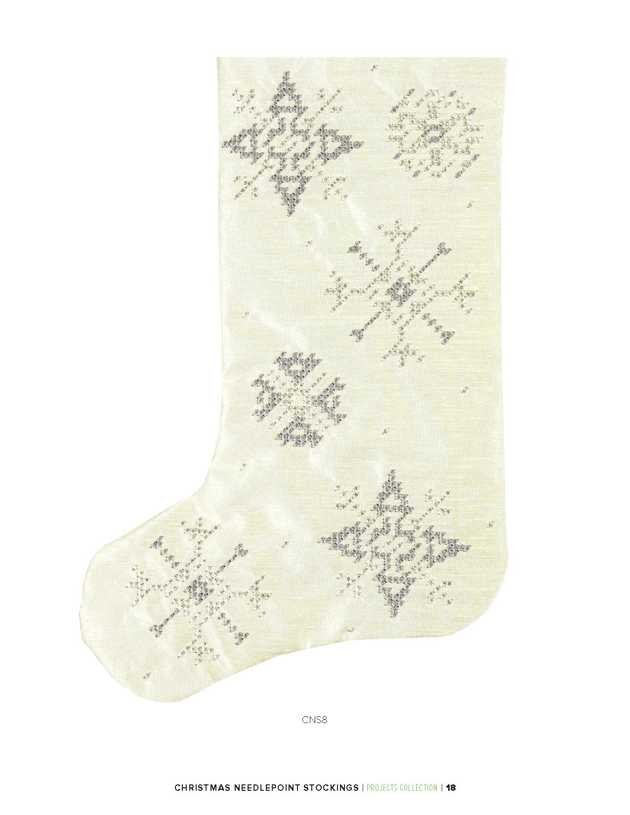 Needlepoint Handpainted Christmas Stockings Were Hung Assoc