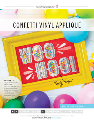 Confetti Vinyl Appliqué