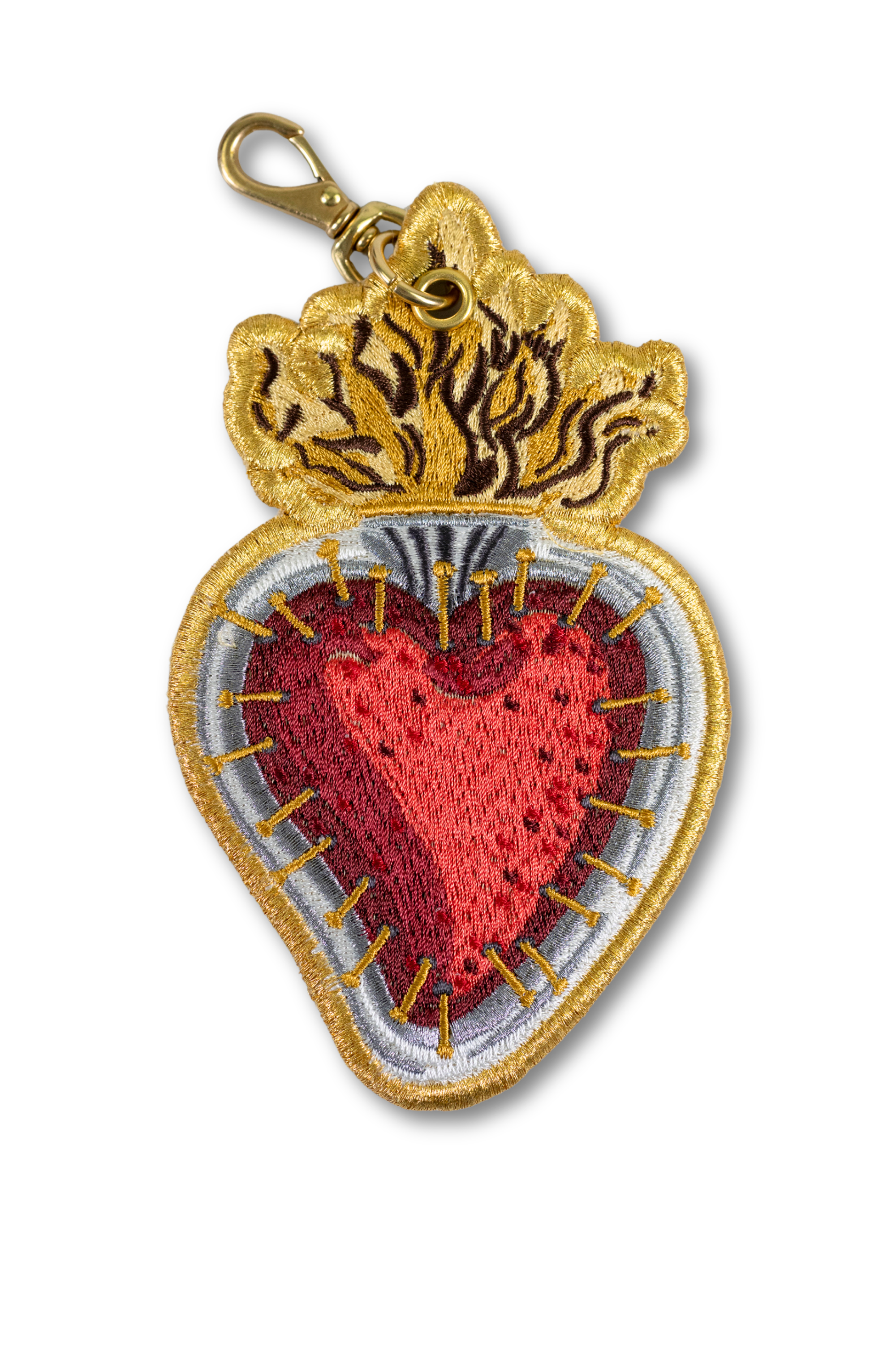 Sacred Heart Charm- Double Sided
