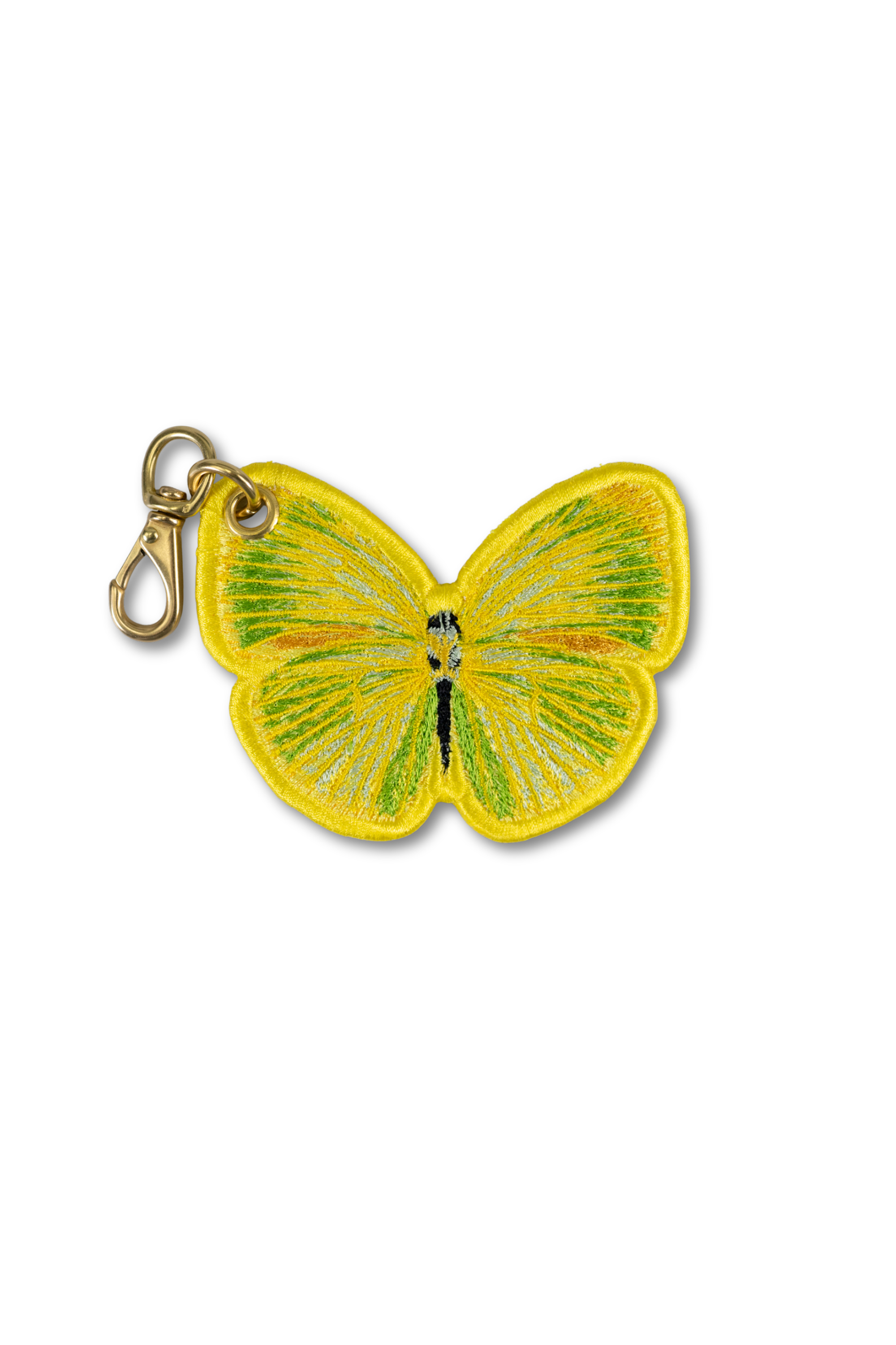 Sulphur Butterfly Charm- Double Sided