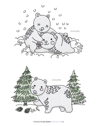 Doodle Polar Bears