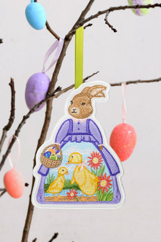 Easter Bunny Figure Ornaments