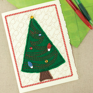 Embroidered Holiday Cards