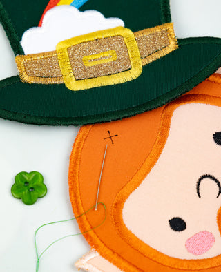 St. Patricks Leprechaun Seasonal Door Dangler
