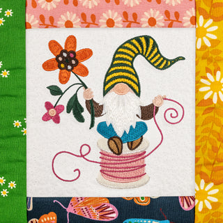Gnome Embroidery Machine Cover