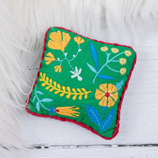Tiny Embroidered Pillows