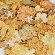 Mustard - heart -Deluxe Embroidery Kit