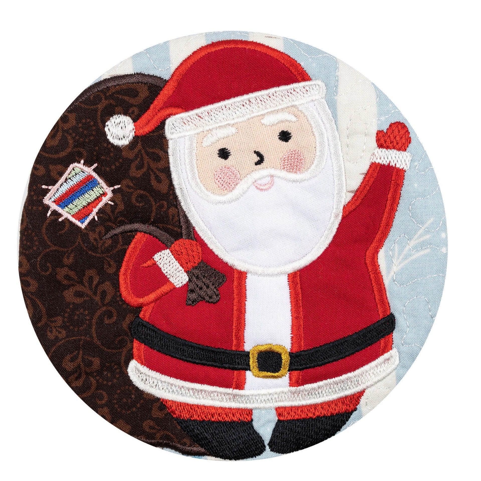 Holiday Circle Zippered Bags