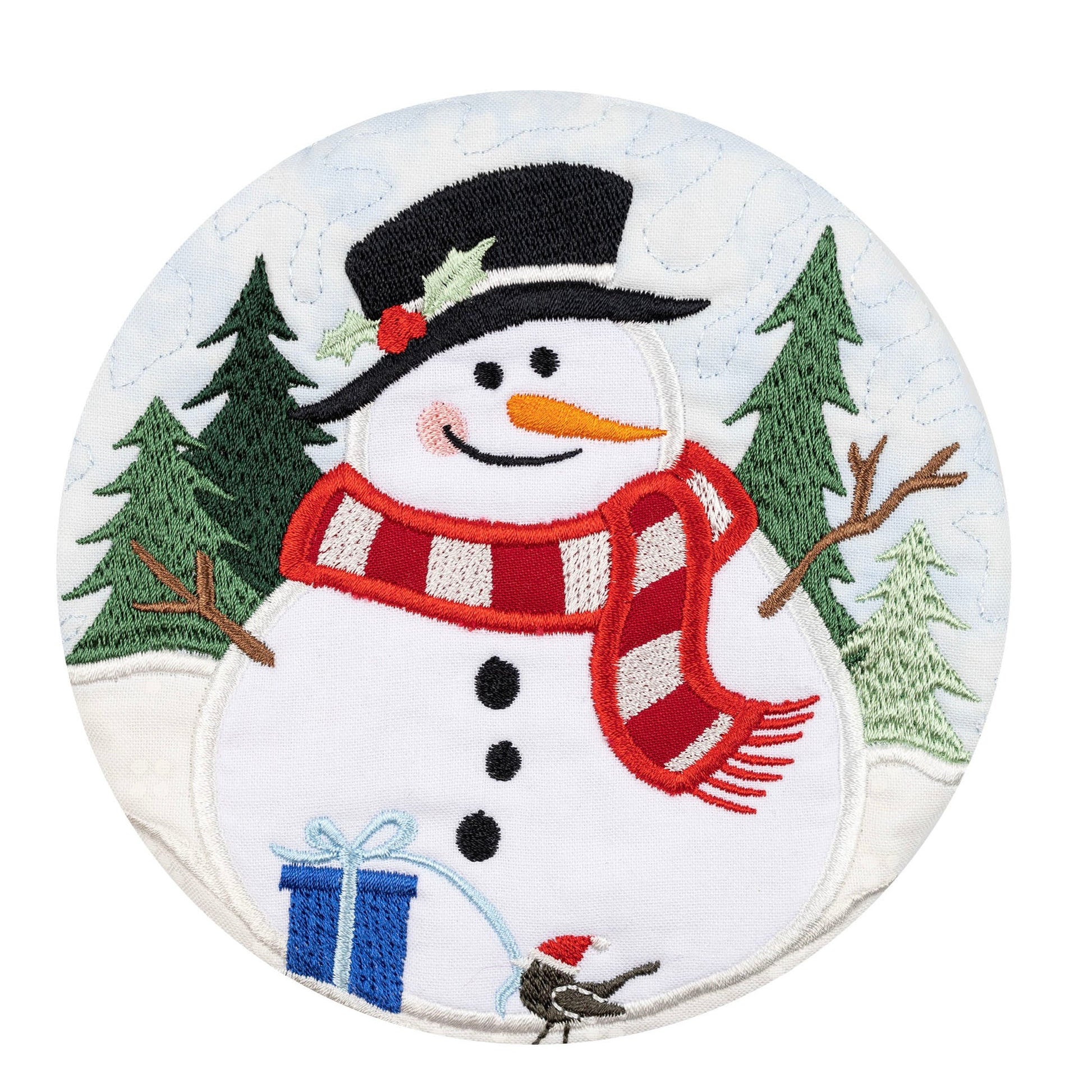 Holiday Circle Zippered Bags