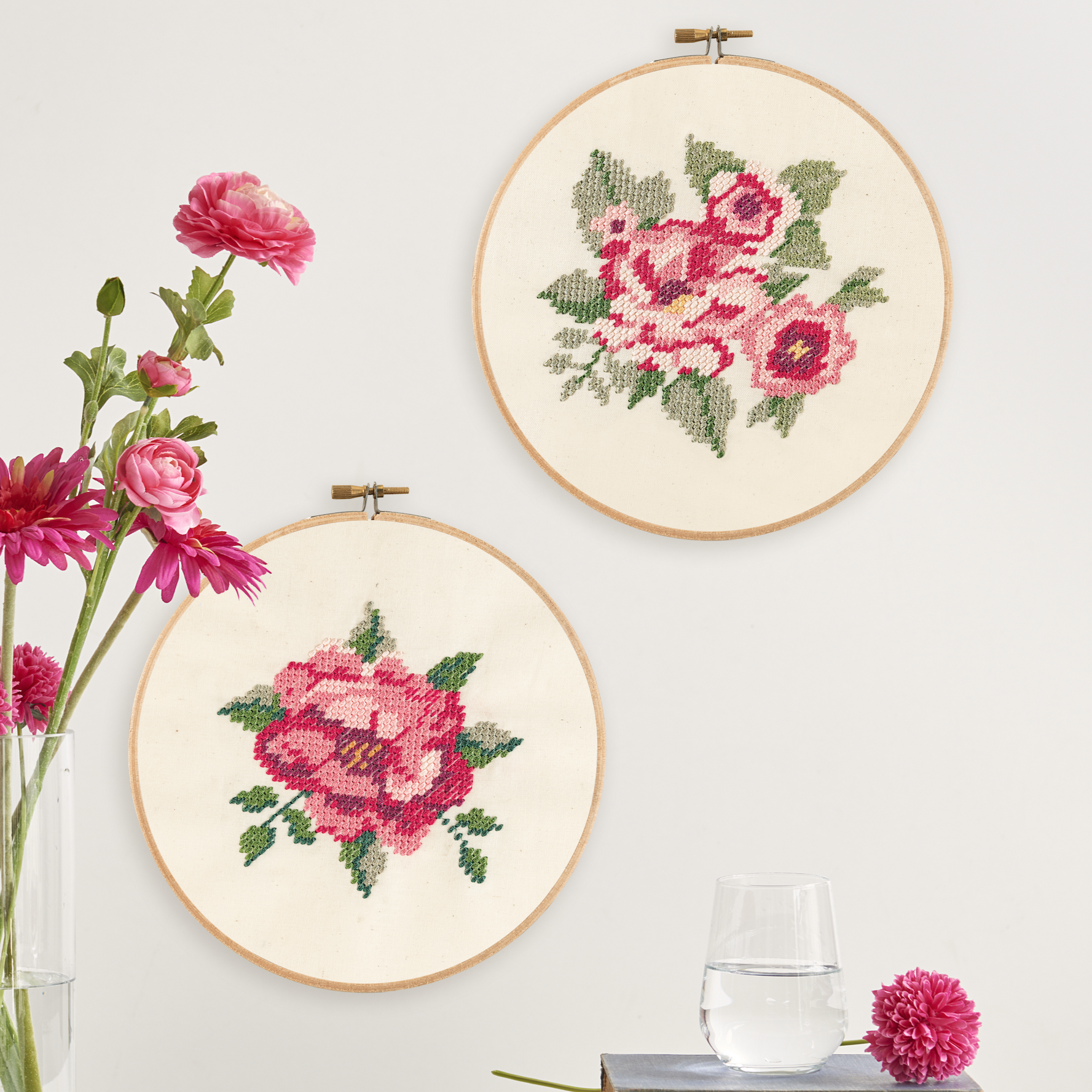Needlepoint Florals