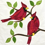 Cardinal Crazy Quilt