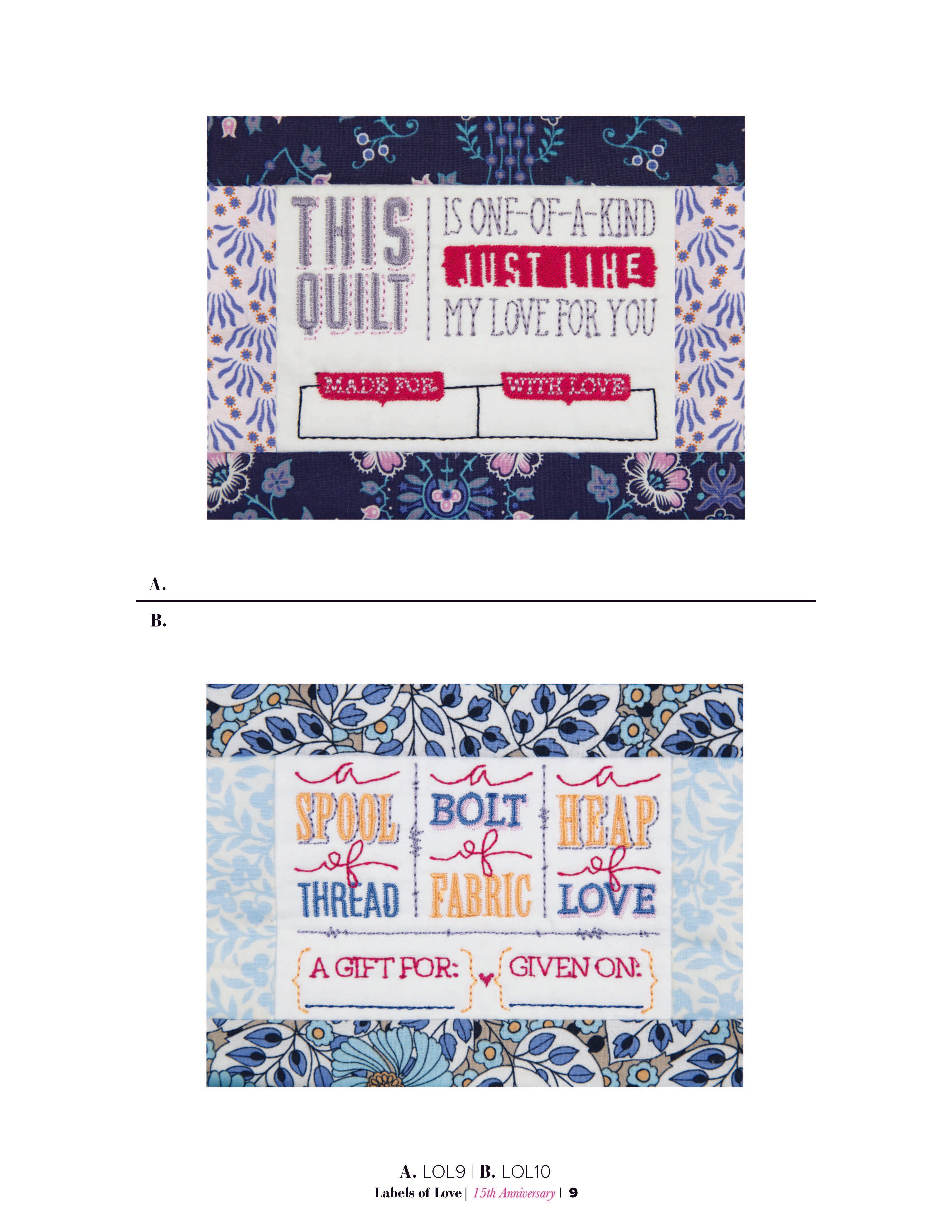 Quilt Labels — Anita Goodesign