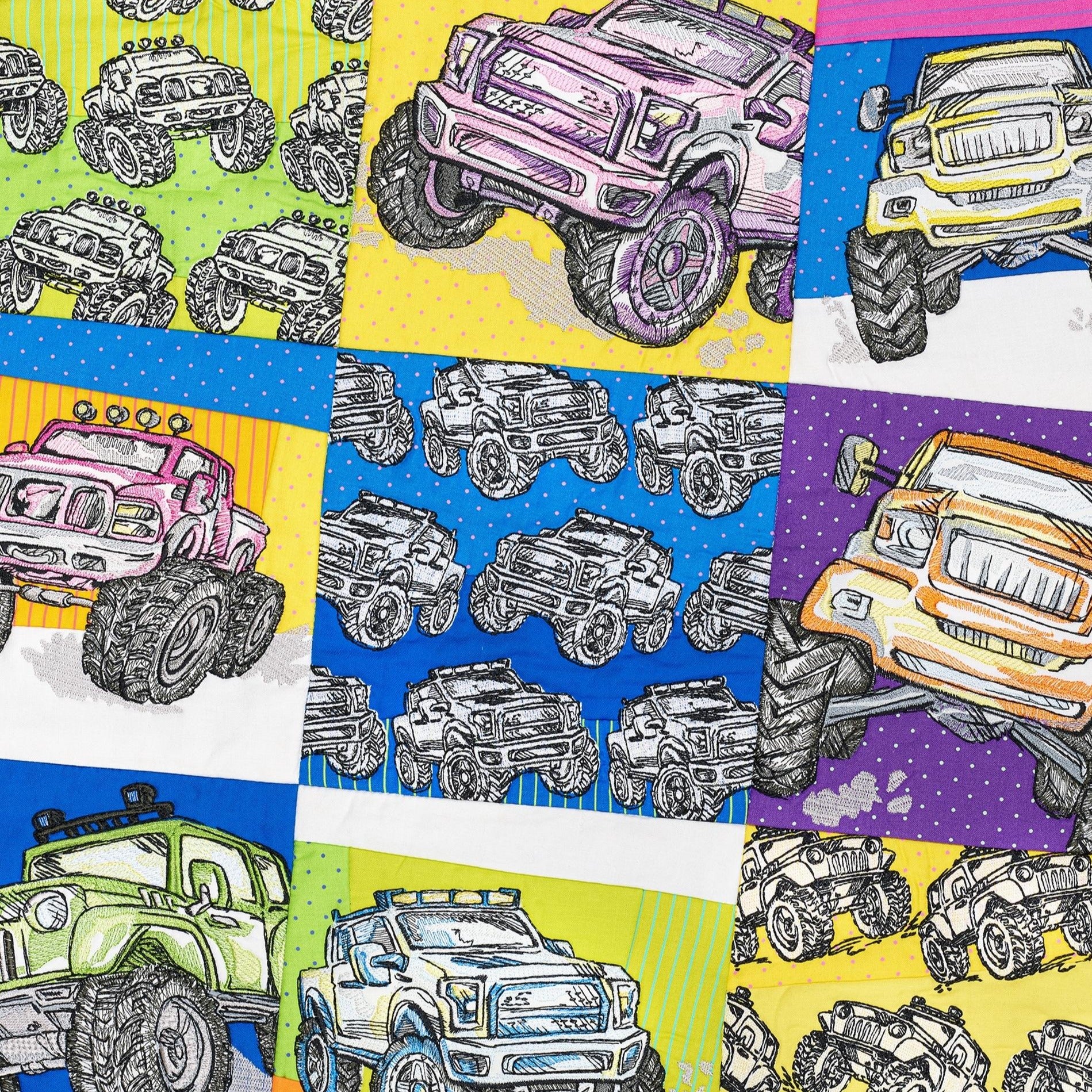 Monster Truck Quilt