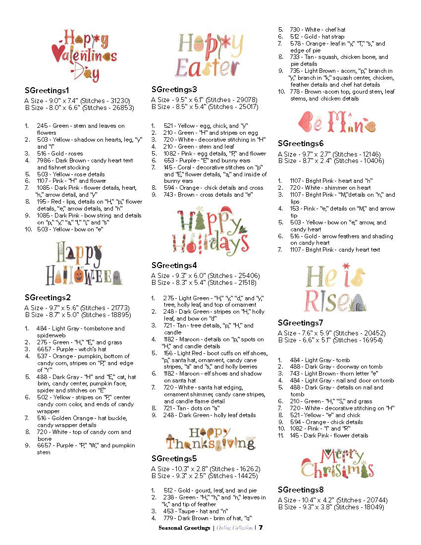 Seasonal Greetings Steps