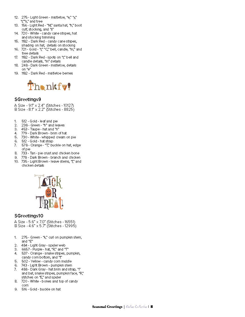 Seasonal Greetings Steps