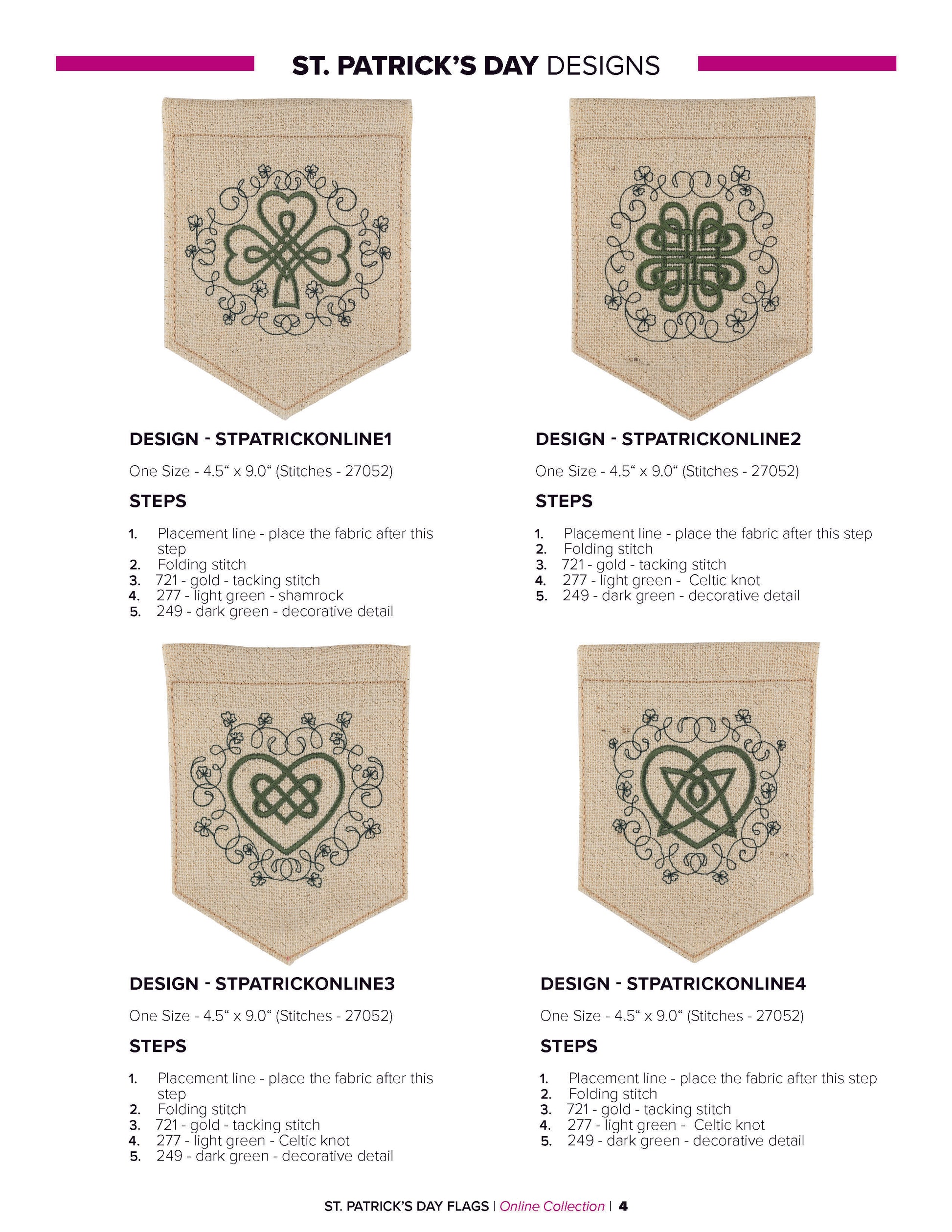 St. Patrick's Day Flags