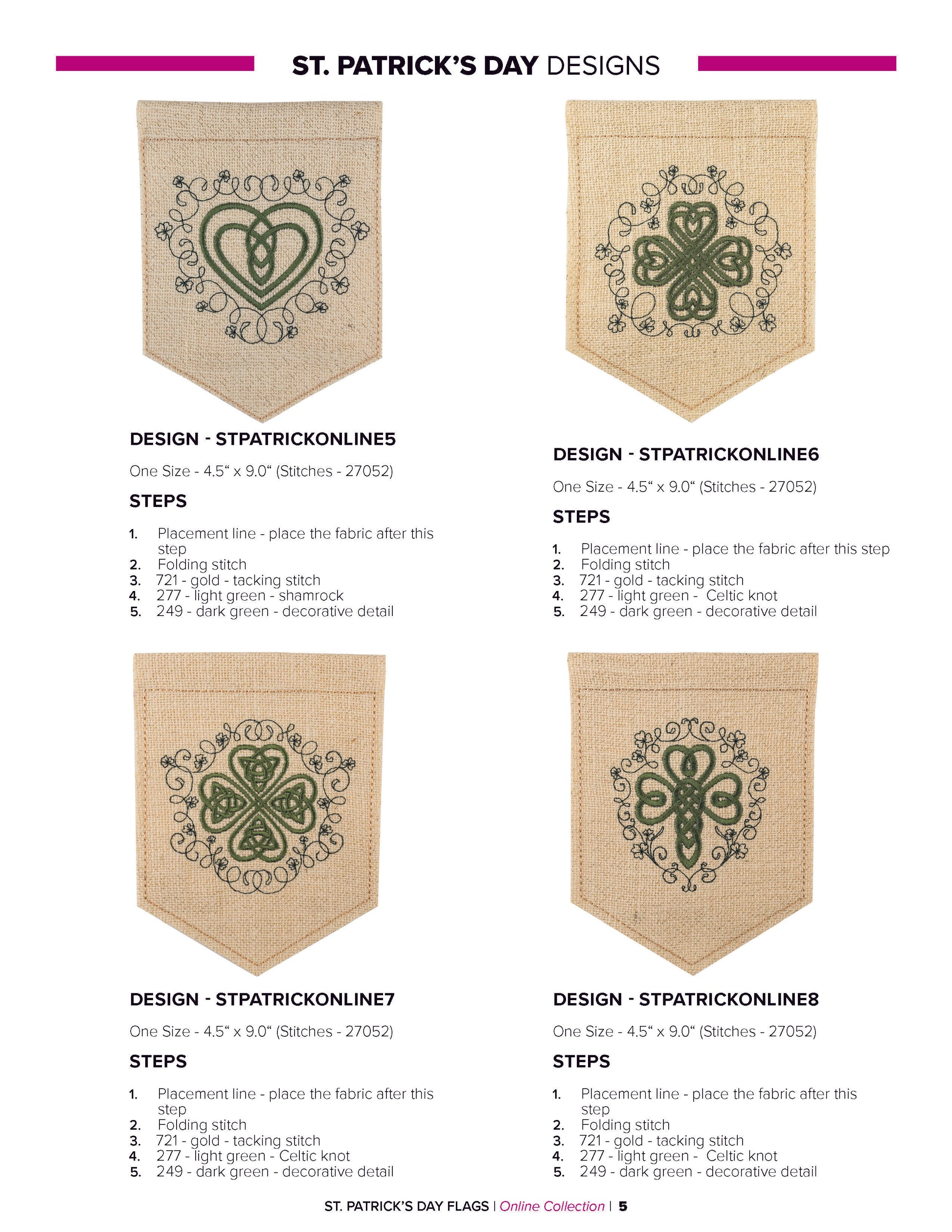 St. Patrick's Day Flags