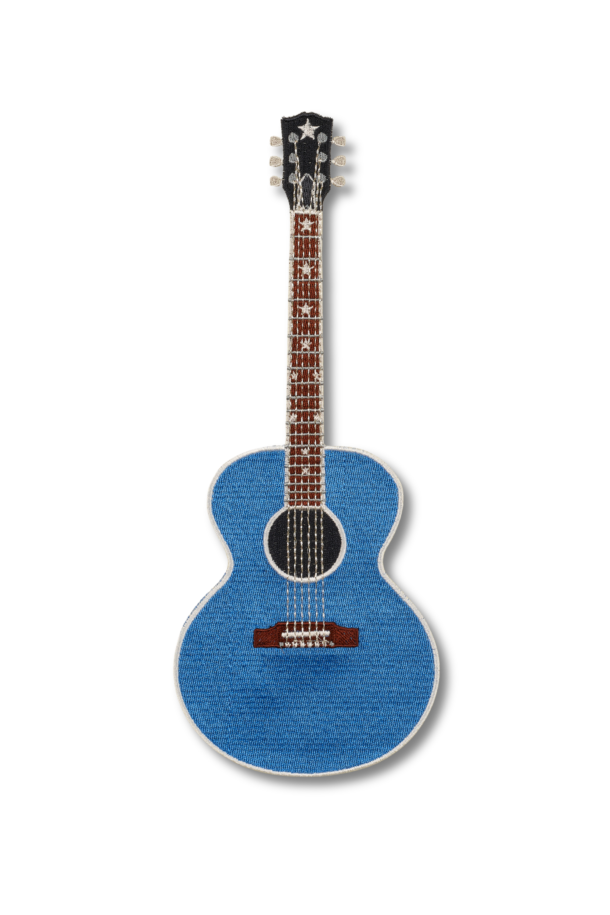 Blue Acoustic Guitar Patch
