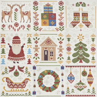 Needlepoint Christmas Quilt