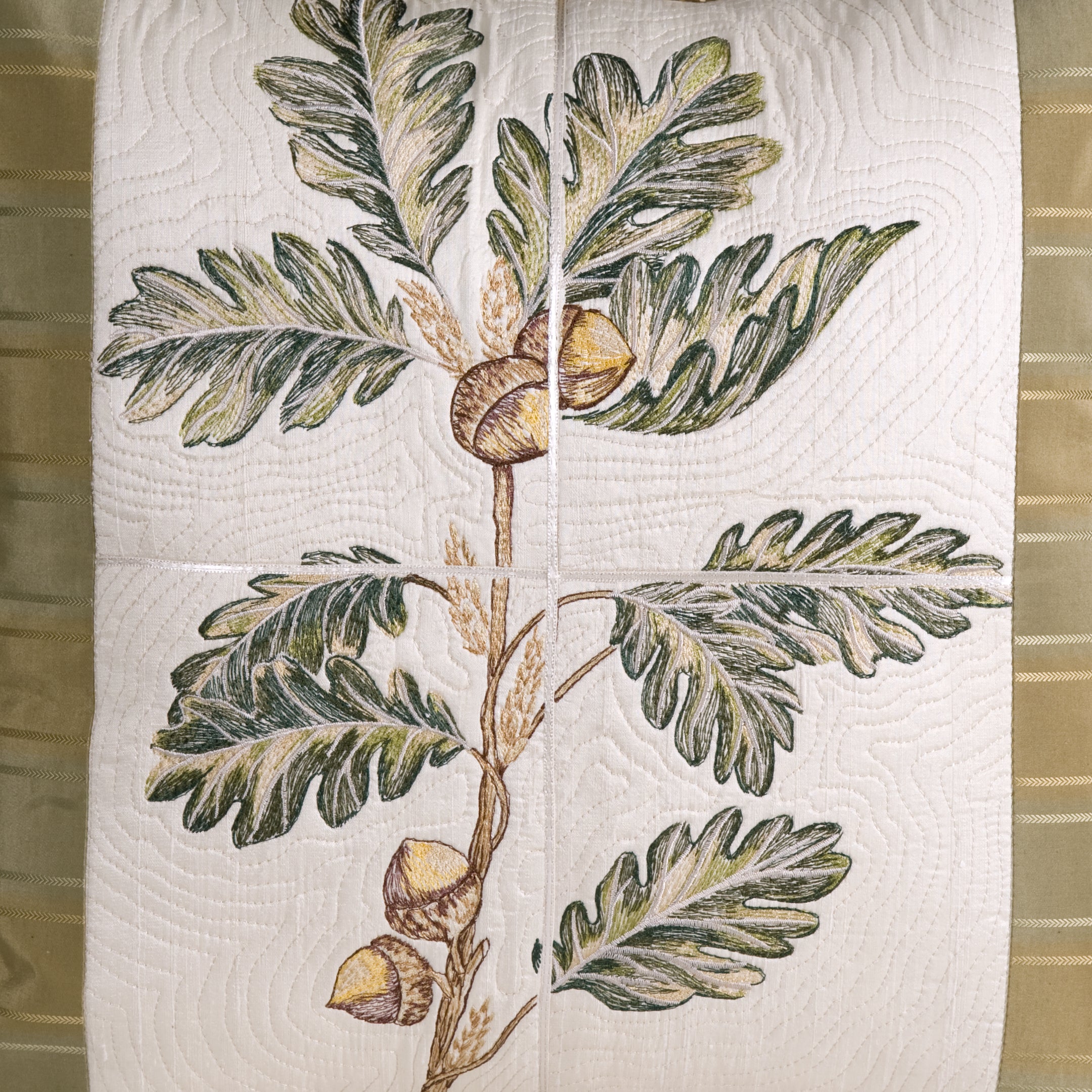 Oak Branch Tile Scene