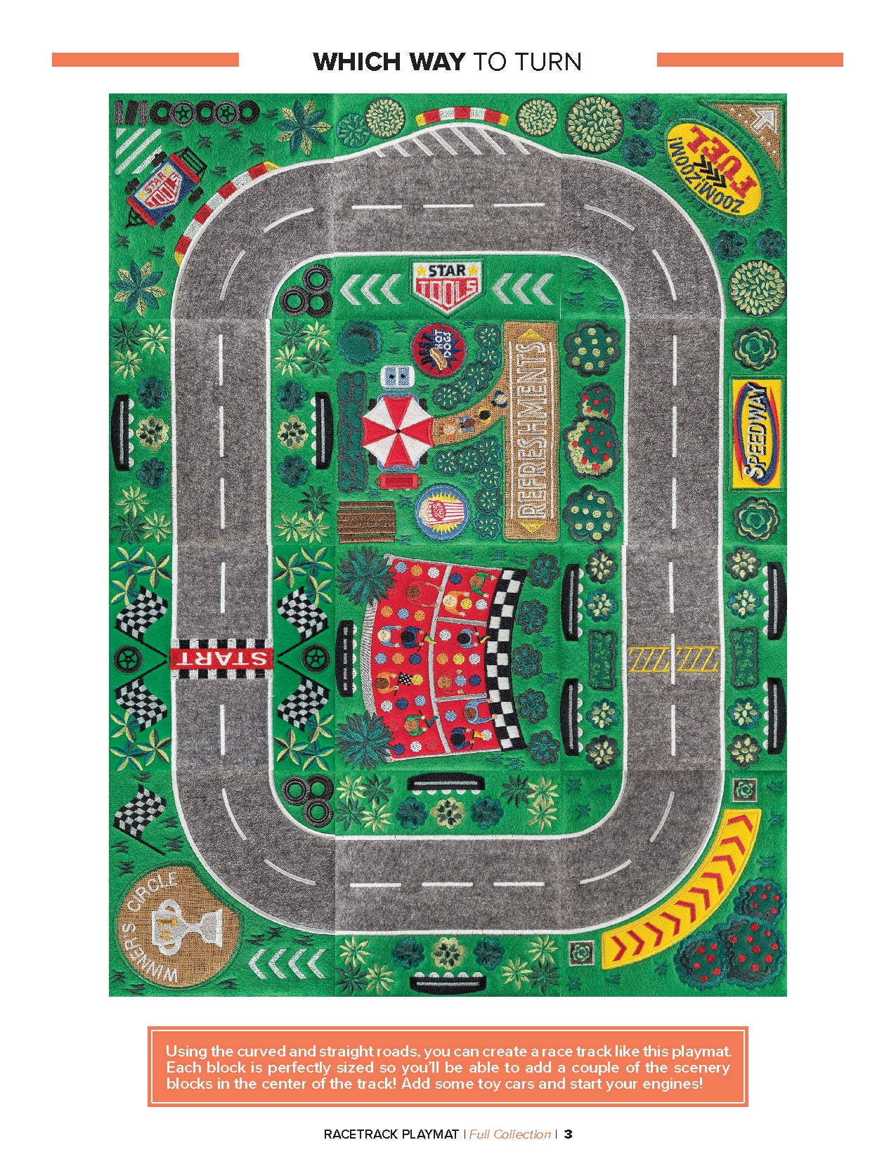 Racetrack Playmat