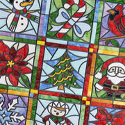 Stained Glass Christmas Quilt