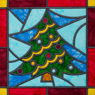 Stained Glass Christmas Quilt