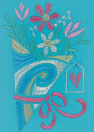 Seasonal Hand-Stitched Cards