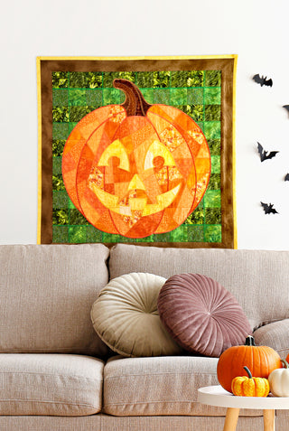 Pumpkin Crazy Quilt