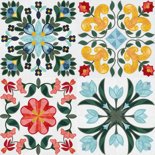 Paper Piecing Florals