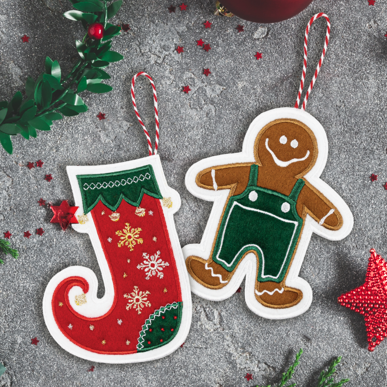 Anita's E-Cademy Christmas Ornaments