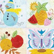 Seasonal Blanket Stitch Blocks