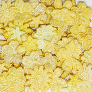 Corn Silk -Heart-Deluxe Embroidery Kit