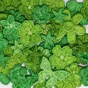 Electric Lime - heart -Deluxe Embroidery Kit
