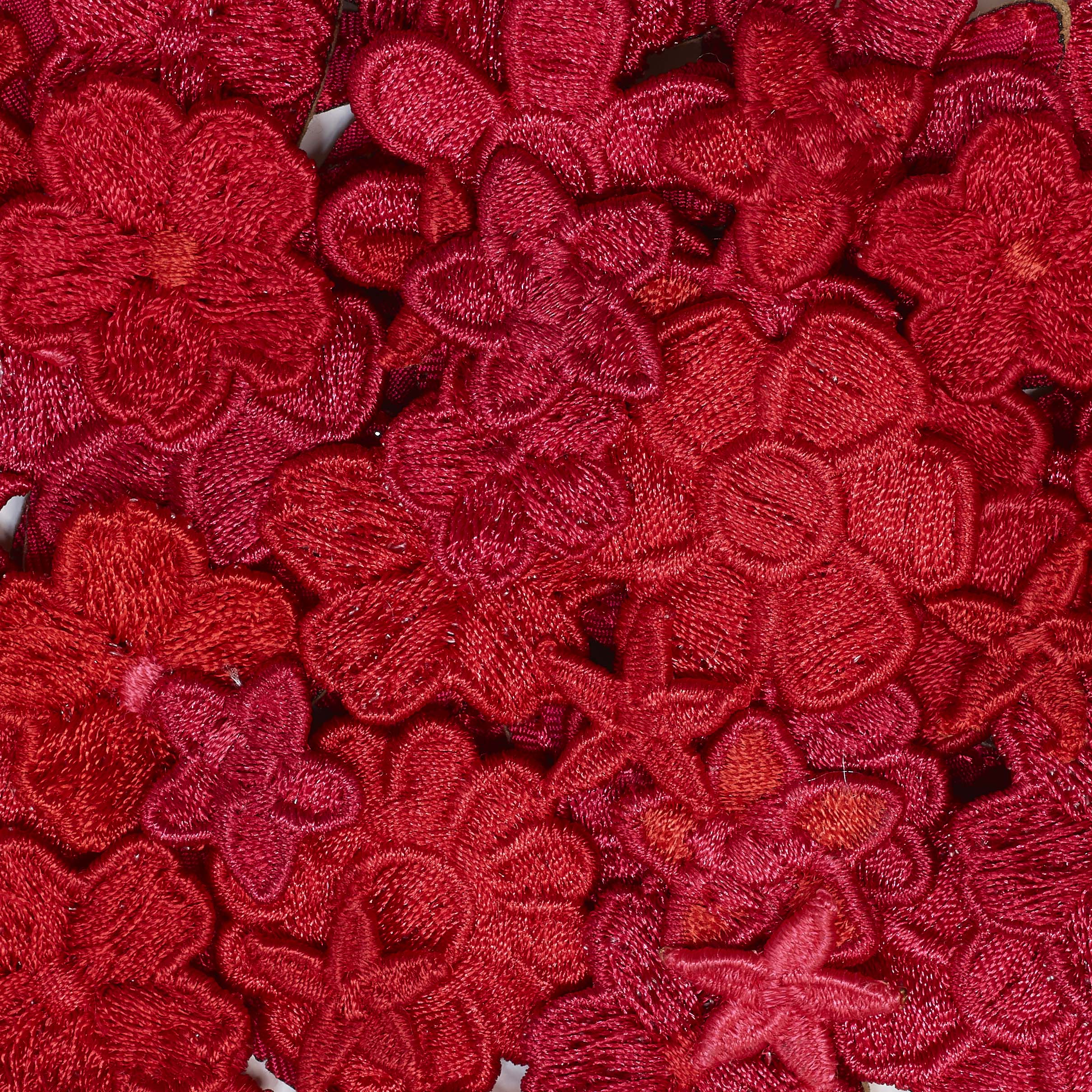Raspberry - heart -Deluxe Embroidery Kit