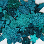 Ocean- heart -Deluxe Embroidery Kit