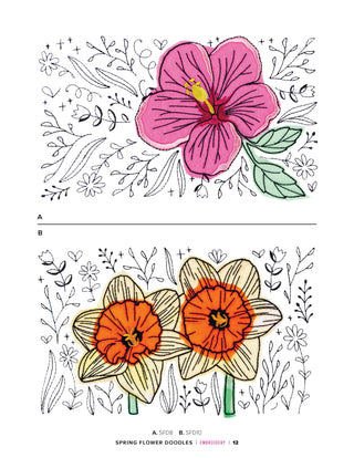 Spring Flower Doodles