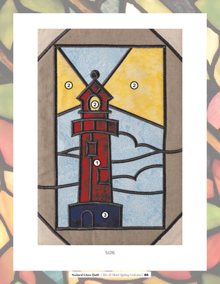 Stained Glass Quilt Lighthouse